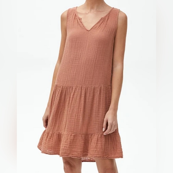 Michael Stars Dresses & Skirts - Michael Stars Scarlett Flounce Dress - gauzy cotton - size XS